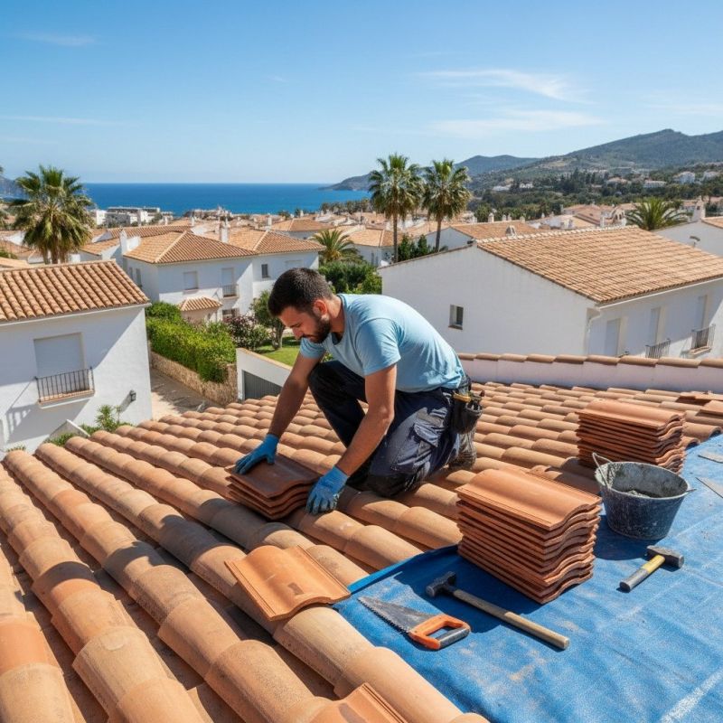 Barrel Tile Roof Installation